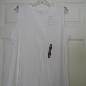 LANDS’ END PINTUCK TANK